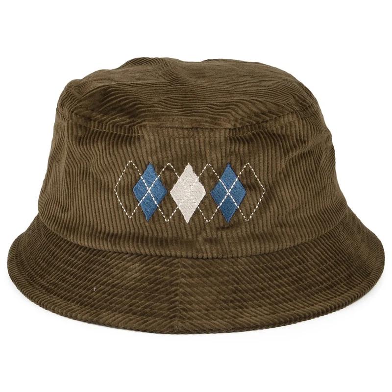 Chapeau Bob Pliable en Velours Côtelé Gramercy marron BRIXTON