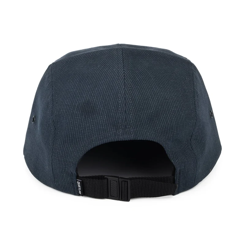 Casquette 5 Panel Cord Combo bleu marine-noir THE QUIET LIFE