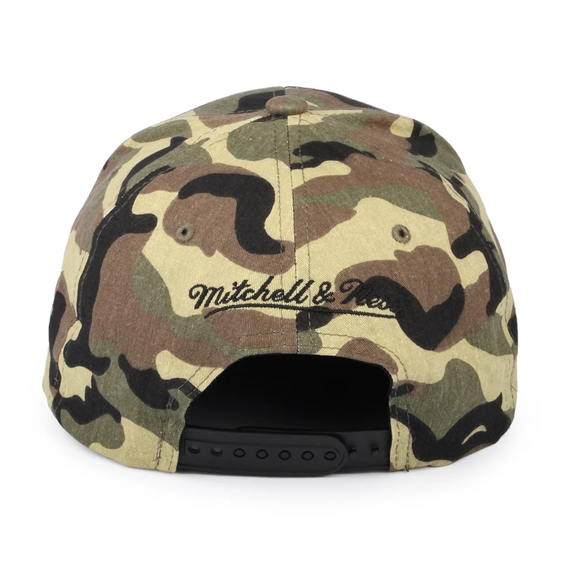 Casquette Snapback Woodland Desert Stretch Brooklyn Nets camouflage MITCHELL & NESS