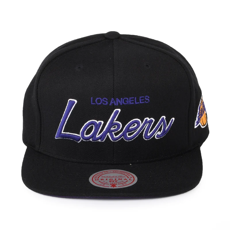 Casquette Snapback NBA Foundation Script L.A. Lakers noir MITCHELL & NESS