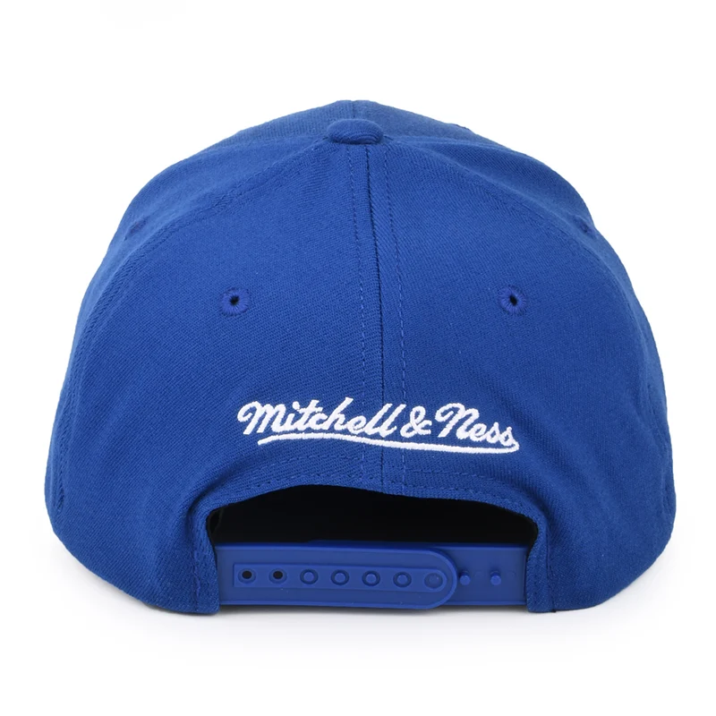 Casquette Snapback NBA Team Ground Stretch Detroit Pistons bleu roi MITCHELL & NESS