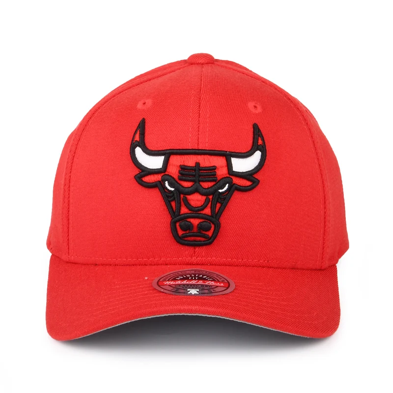 Casquette Snapback NBA Team Ground Stretch Chicago Bulls rouge MITCHELL & NESS