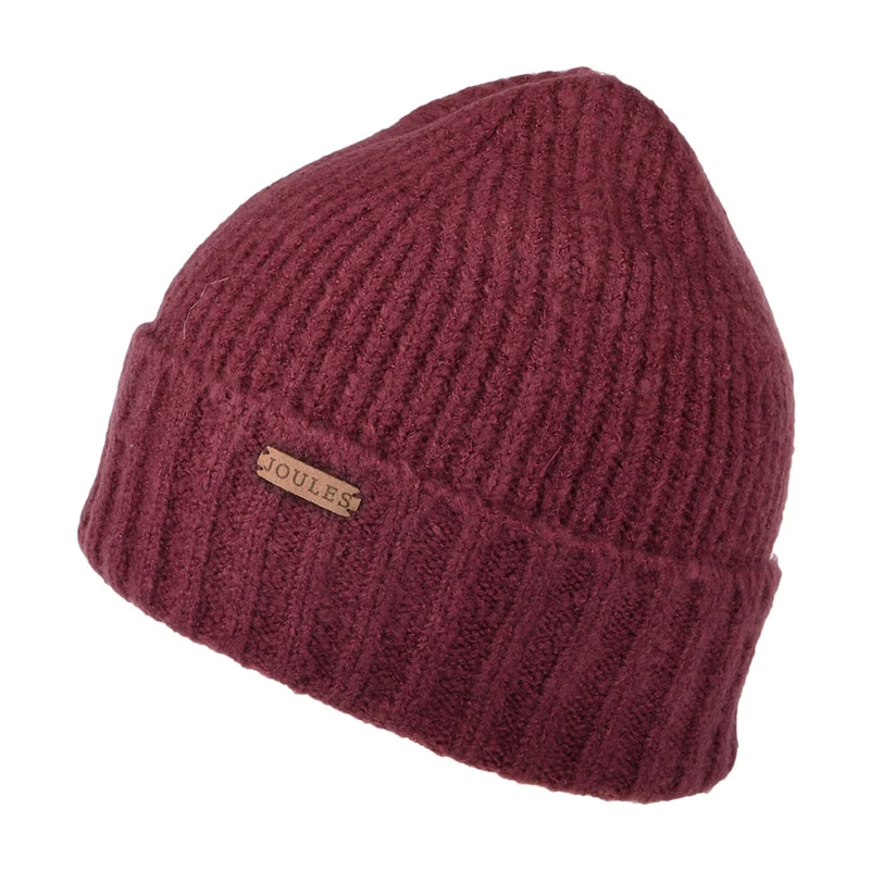 Bonnet Bamburgh rouge profond JOULES