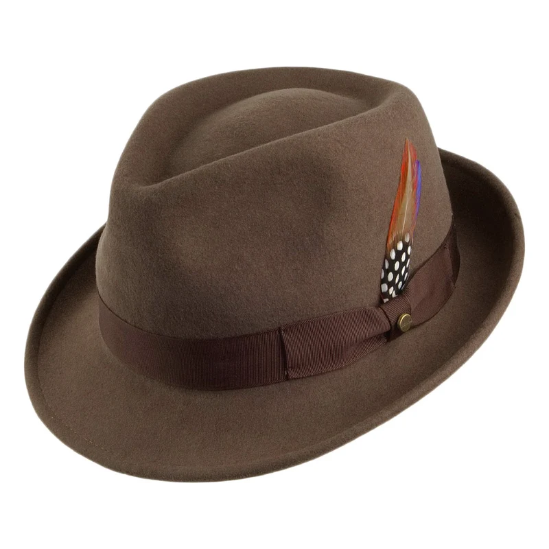 Chapeau Trilby Déformable Elkader marron clair STETSON