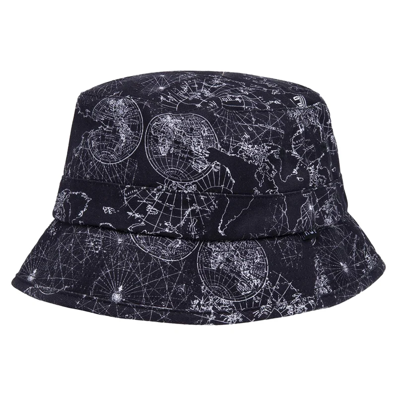 Chapeau Bob en Coton Nicolet noir HUF