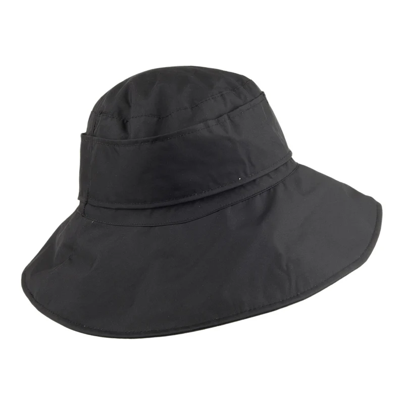 Chapeau de Pluie Hydrofuge avec Boucle noir WHITELEY