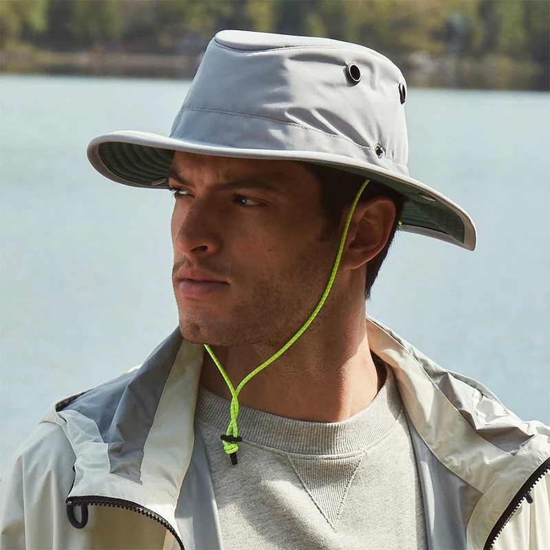Chapeau Été Pliable TWS1 All-Weather gris-vert TILLEY