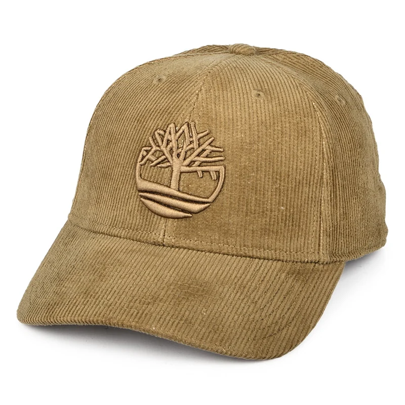 Casquette en Velours Côtelé Logo beige sable TIMBERLAND