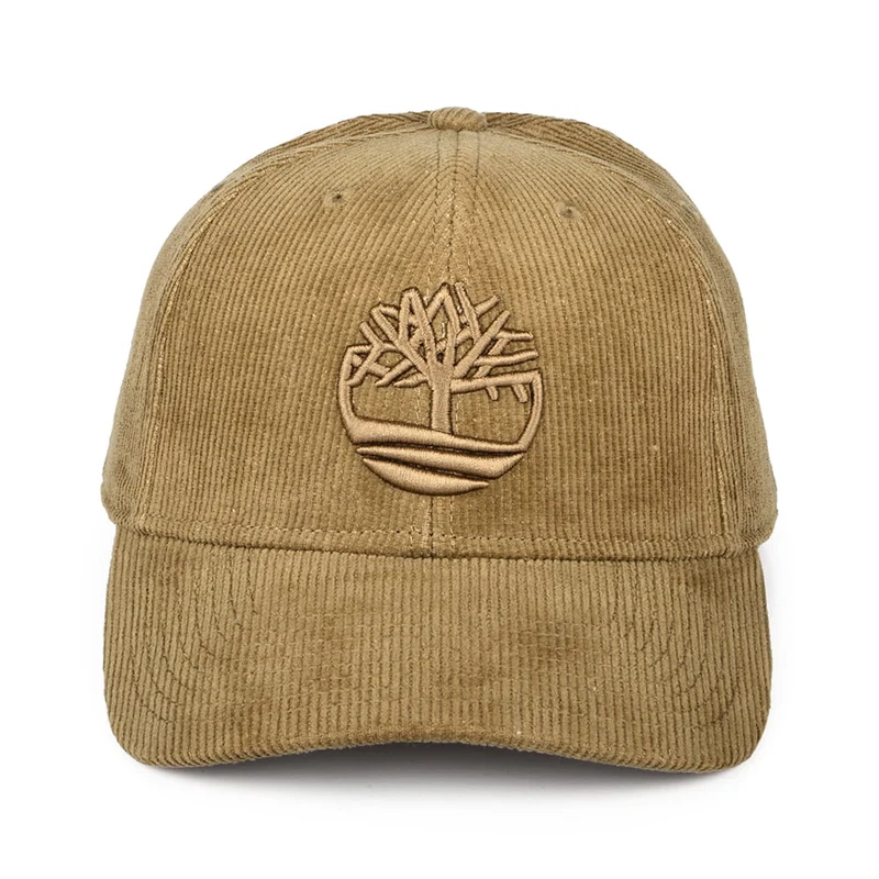 Casquette en Velours Côtelé Logo beige sable TIMBERLAND