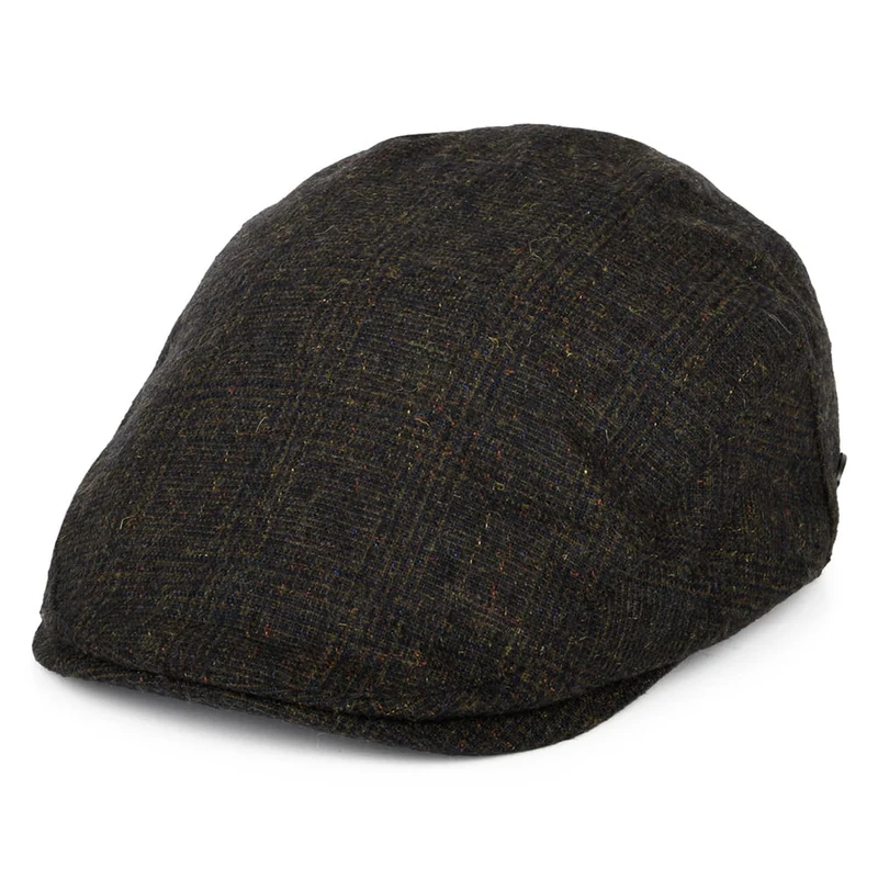 Casquette Plate en Laine Mélangée Mahler mélange de marrons BAILEY