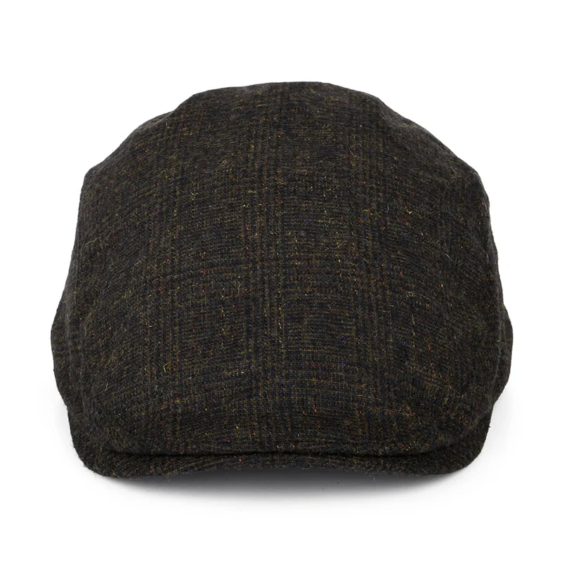 Casquette Plate en Laine Mélangée Mahler mélange de marrons BAILEY