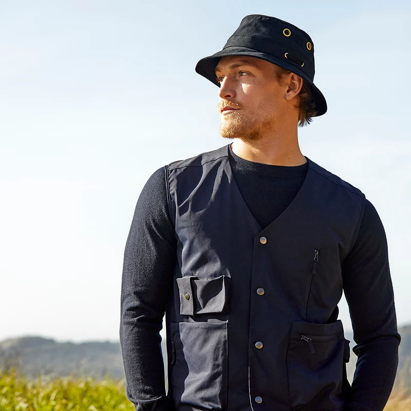 Chapeau Bob en Toile de Coton Iconic T1 bleu marine TILLEY
