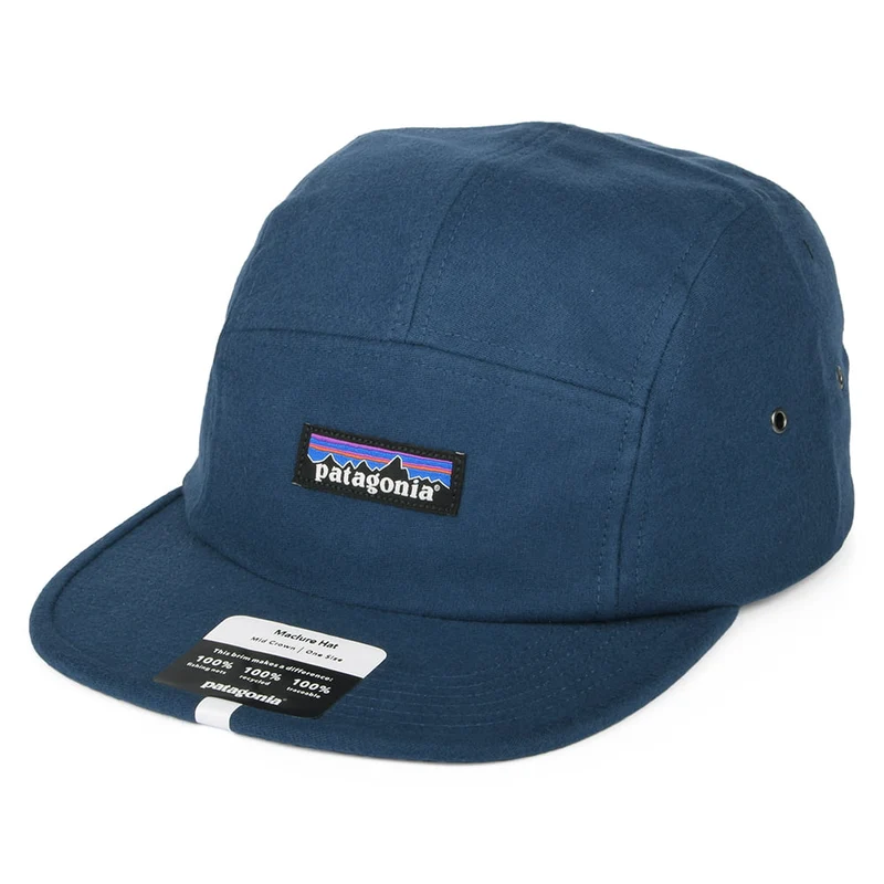 Casquette 5 Panel en Coton Bio Maclure bleu PATAGONIA