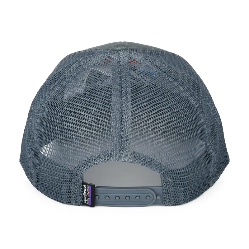 Casquette Trucker en Toile de Coton Bio LoPro Line Logo Ridge gris PATAGONIA