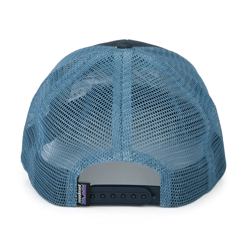 Casquette Trucker en Toile de Coton Bio LoPro Line Logo Ridge bleu marine PATAGONIA