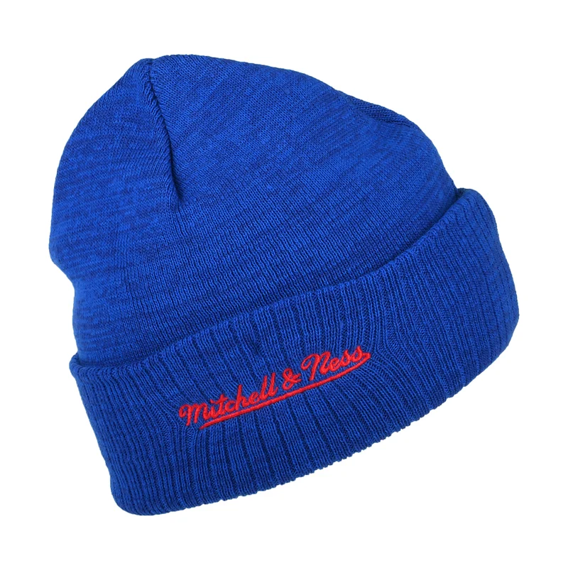 Bonnet NBA Fandom Knit HWC Philadelphia 76ers bleu roi MITCHELL & NESS
