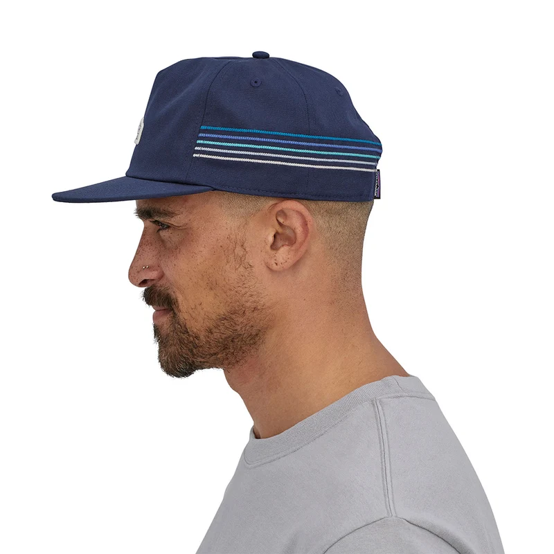 Casquette Snapback Line Logo Ridge Stripe Funfarer bleu marine PATAGONIA