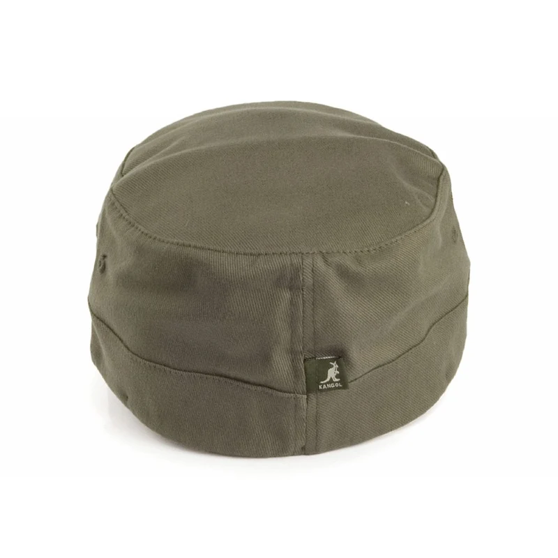 Casquette Militaire en Coton Sergé vert KANGOL