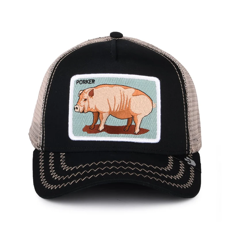 Casquette Trucker Bacon Bacon noir GOORIN