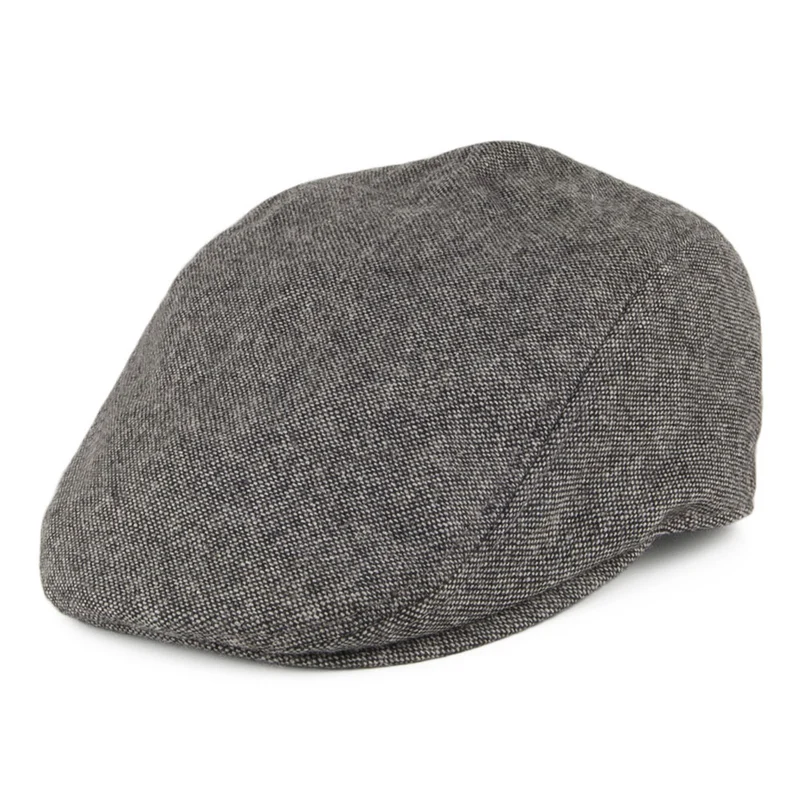 Casquette Plate en Tweed avec Étiquette Vierge Driver gris LEVI'S