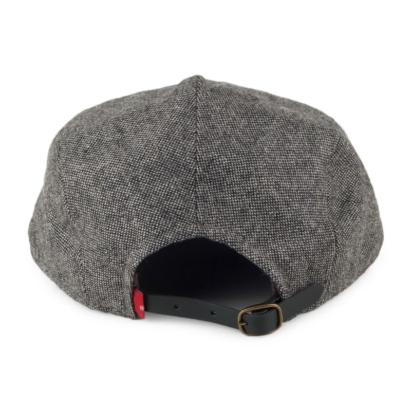 Casquette Plate en Tweed avec Étiquette Vierge Driver gris LEVI'S