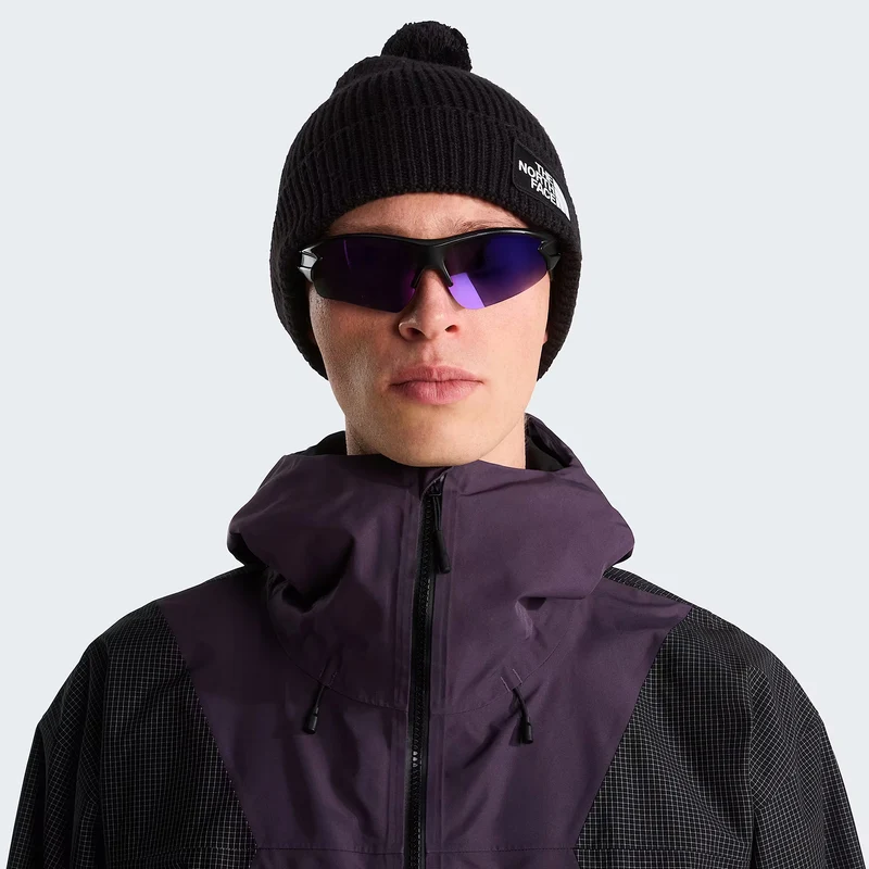 Bonnet à Pompon Recyclé TNF Logo Box Pom noir THE NORTH FACE