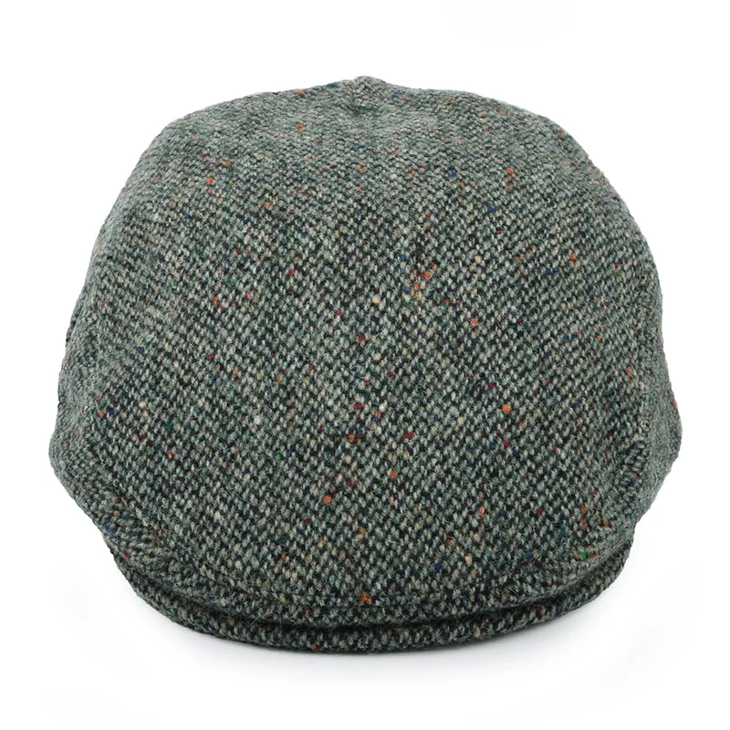 Casquette Plate en Tweed du Donegal Cairnglass multicolore JAXON & JAMES