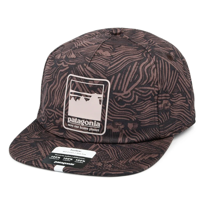 Casquette en Coton Bio Alpine Icon Funfarer marron PATAGONIA