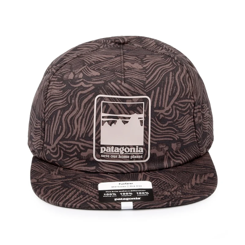 Casquette en Coton Bio Alpine Icon Funfarer marron PATAGONIA