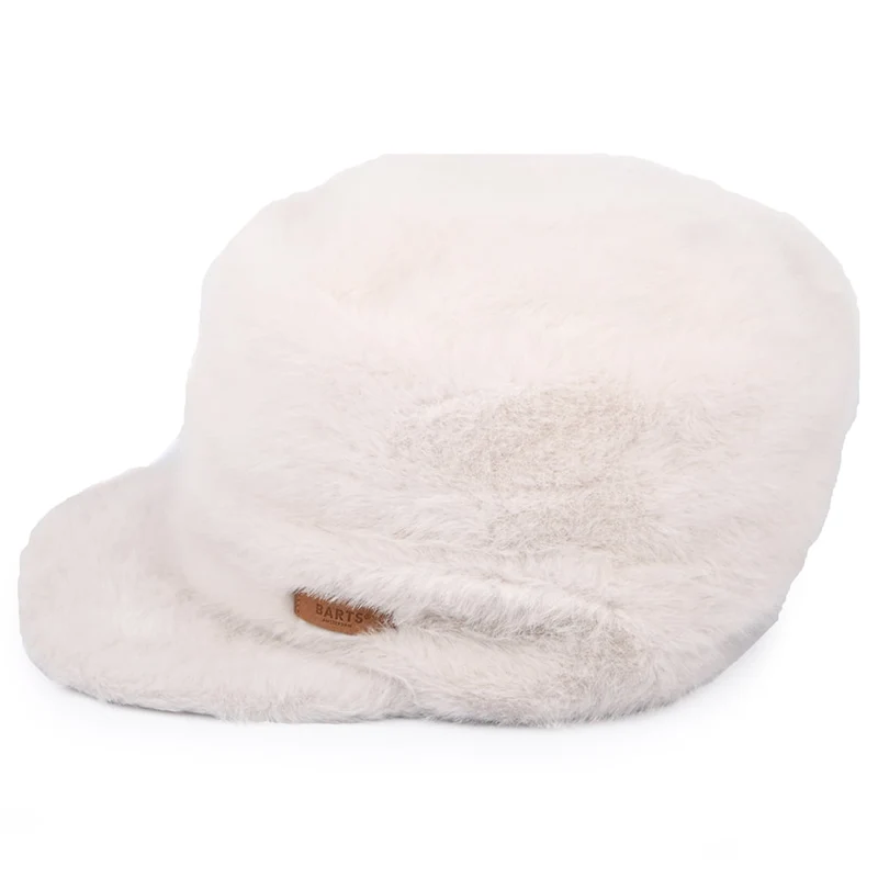 Casquette Militaire en Fausse Fourrure Dulxe crème BARTS