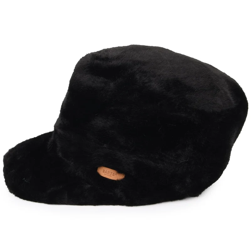 Casquette Militaire en Fausse Fourrure Dulxe noir BARTS