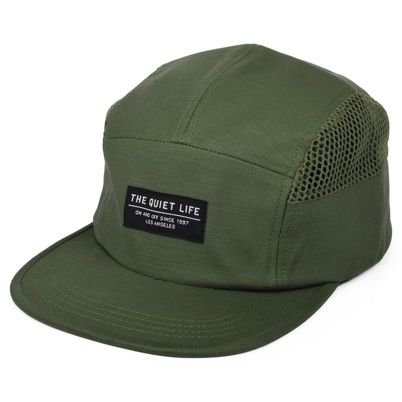 Casquette 5 Panel Military Mesh vert militaire THE QUIET LIFE