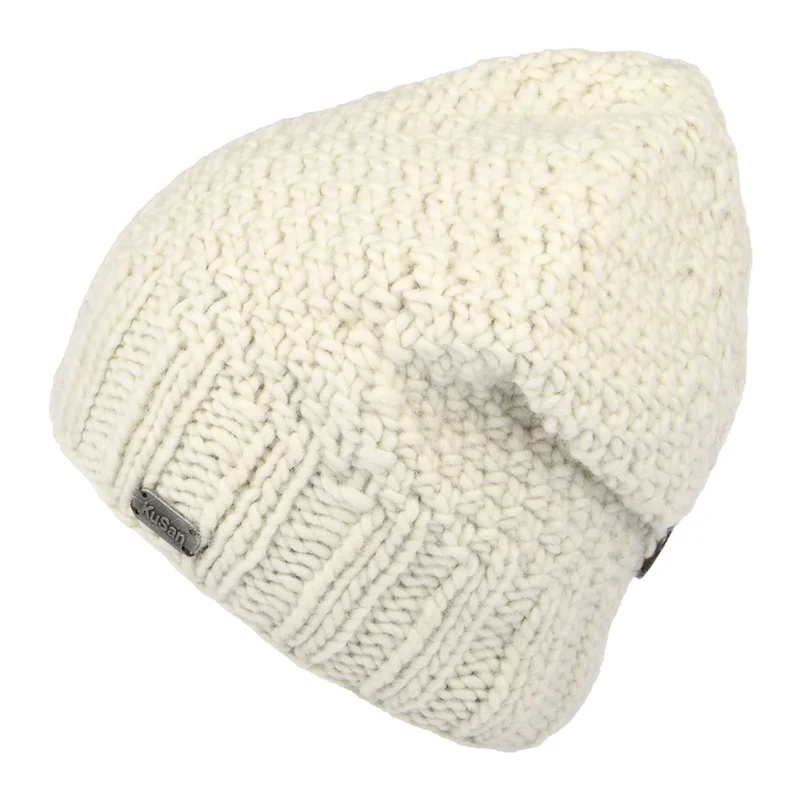 Bonnet Boutonné avoine KUSAN