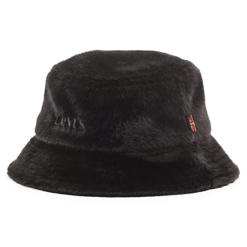 Chapeau Bob Femme en Fausse Fourrure Cozy noir LEVI'S
