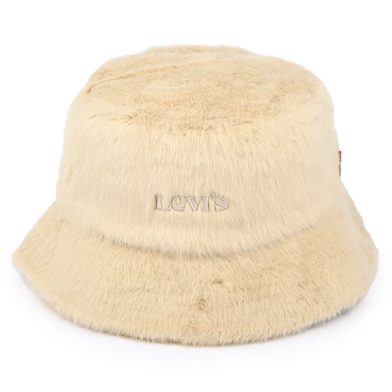 Chapeau Bob Femme en Fausse Fourrure Cozy crème LEVI'S