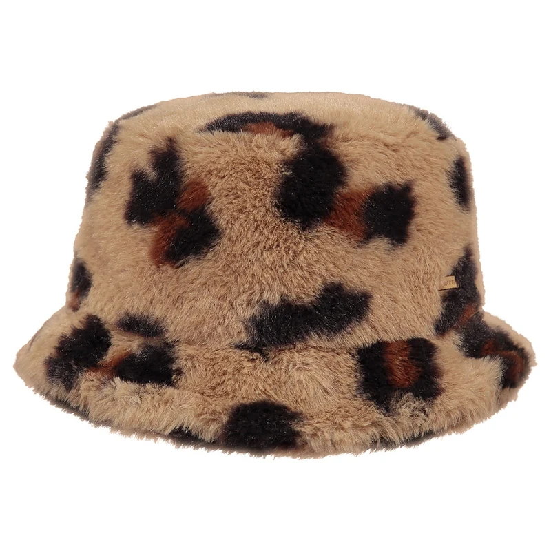 Chapeau Bob en Fausse Fourrure Guépard Bretia marron BARTS