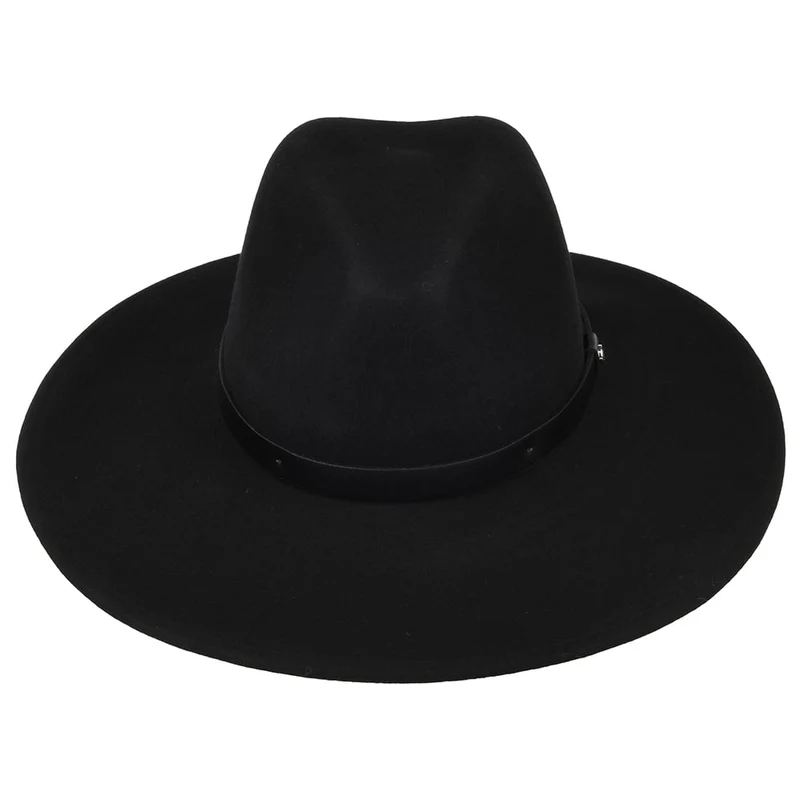 Chapeau Fedora à Bord Large Layton noir BRIXTON