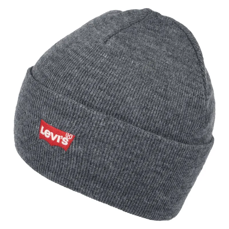 Bonnet Long Red Batwing Embroidery gris LEVI'S