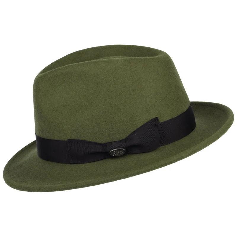 Chapeau Trilby en Laine Feutrée Maglor forêt BAILEY