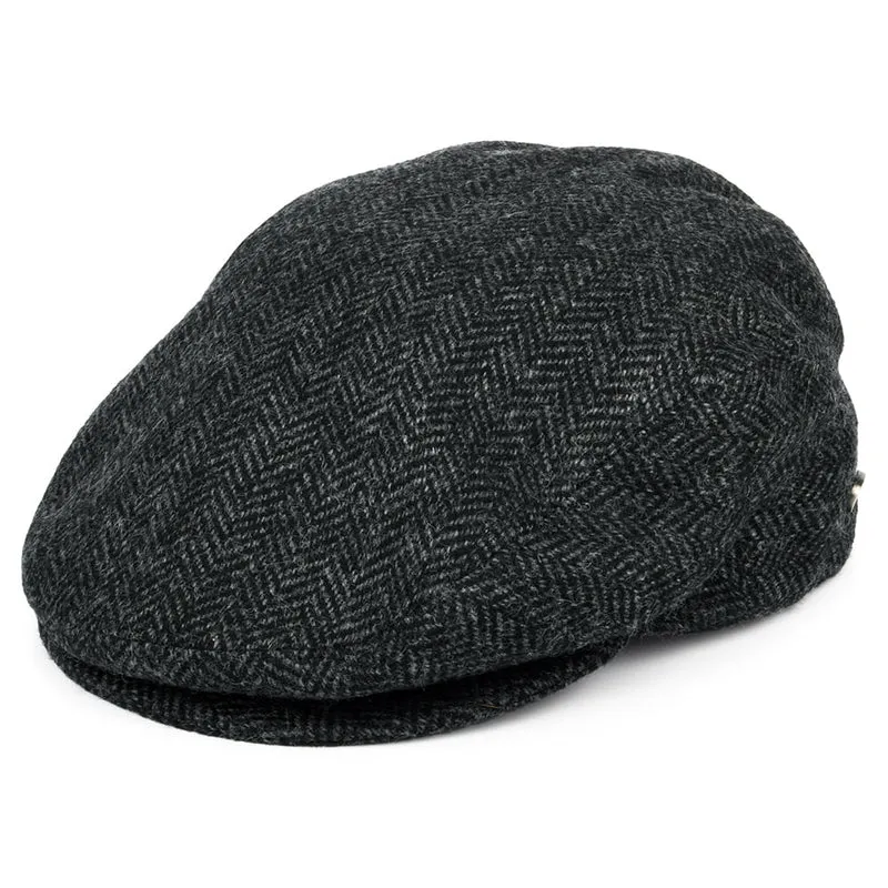 Casquette Plate à Chevrons Lord noir BAILEY