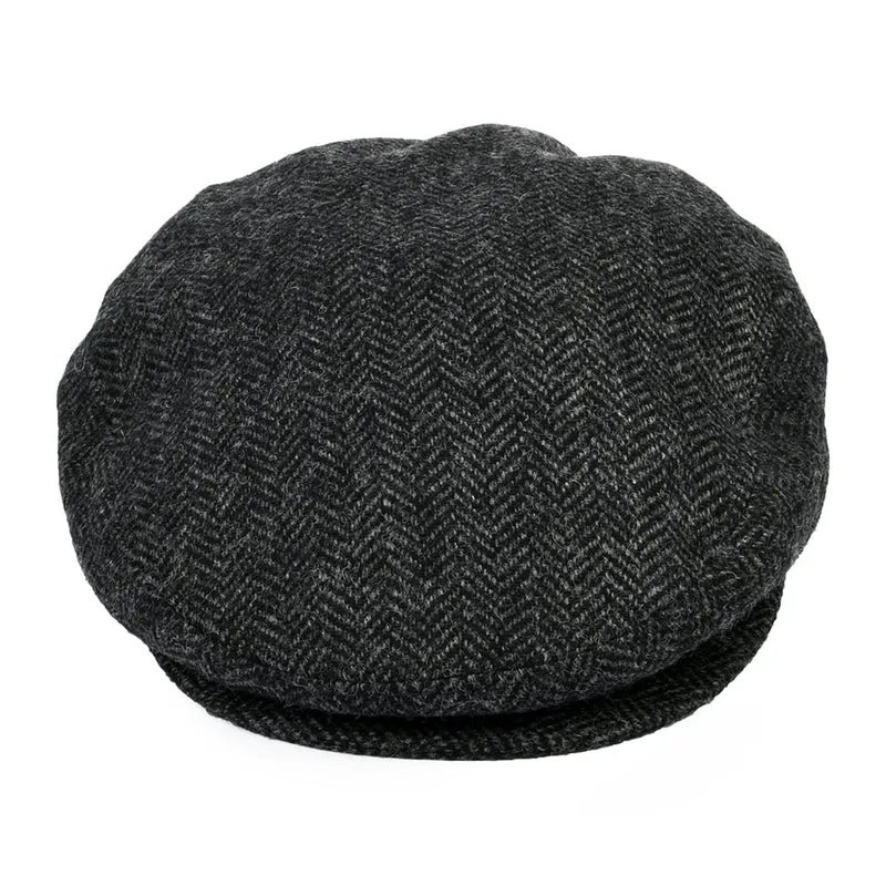 Casquette Plate à Chevrons Lord noir BAILEY