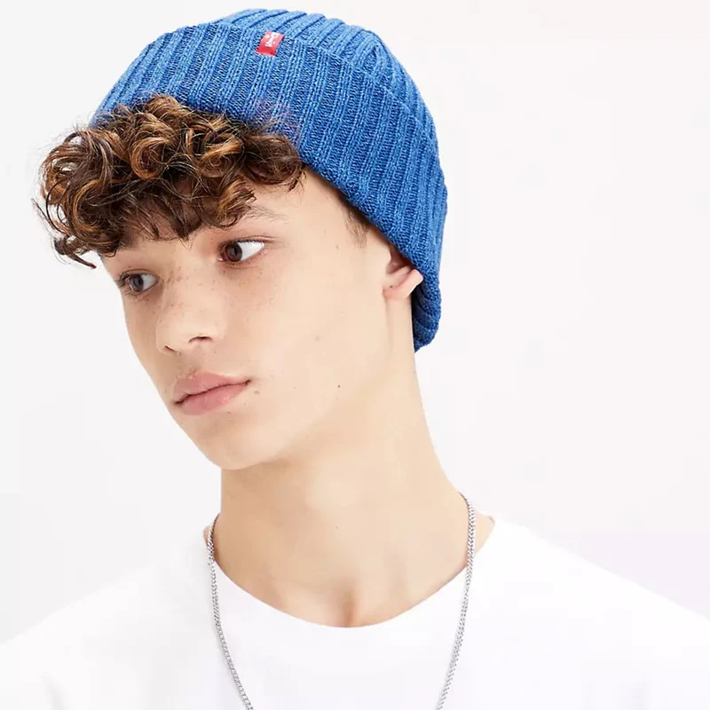 Bonnet Côtelé bleu foncé LEVI'S