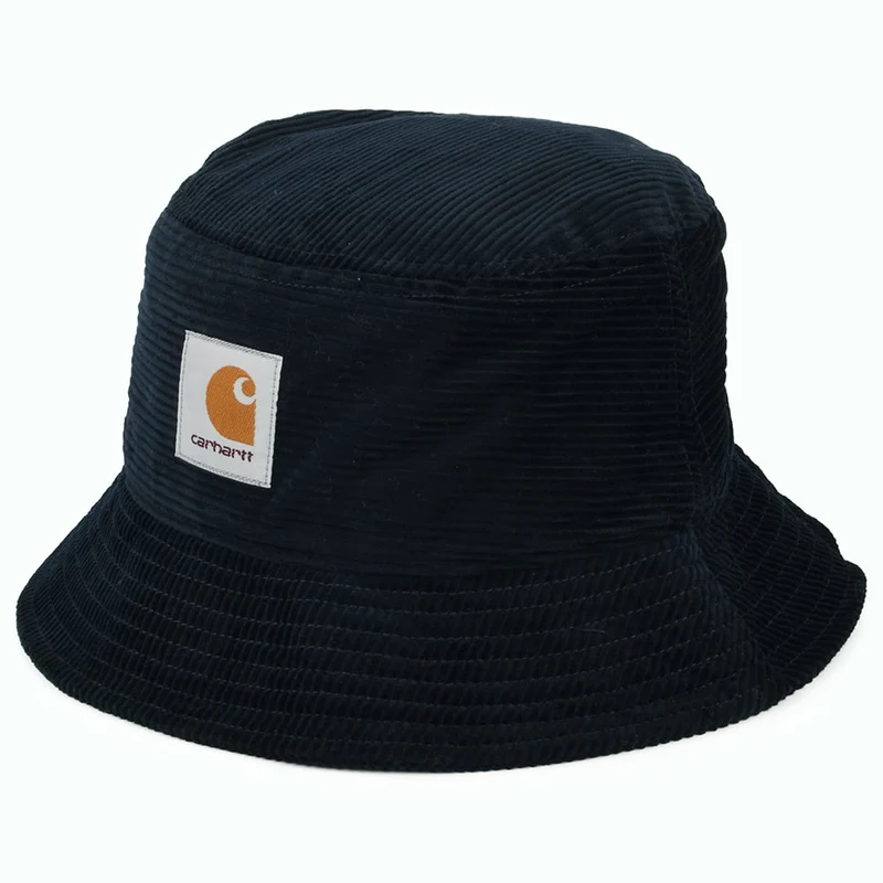 Chapeau Bob en Velours Côtelé bleu marine CARHARTT WIP