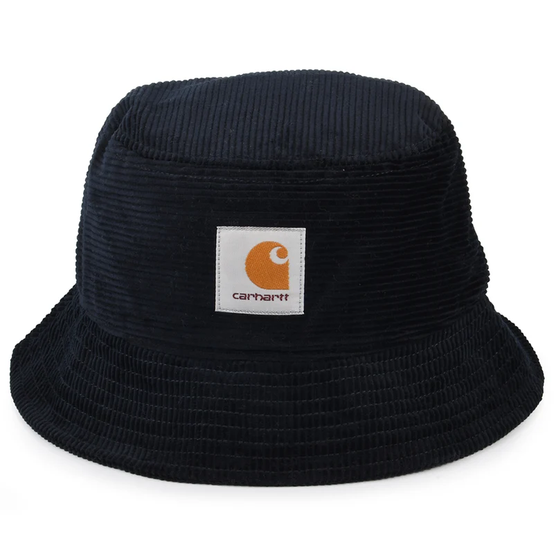 Chapeau Bob en Velours Côtelé bleu marine CARHARTT WIP