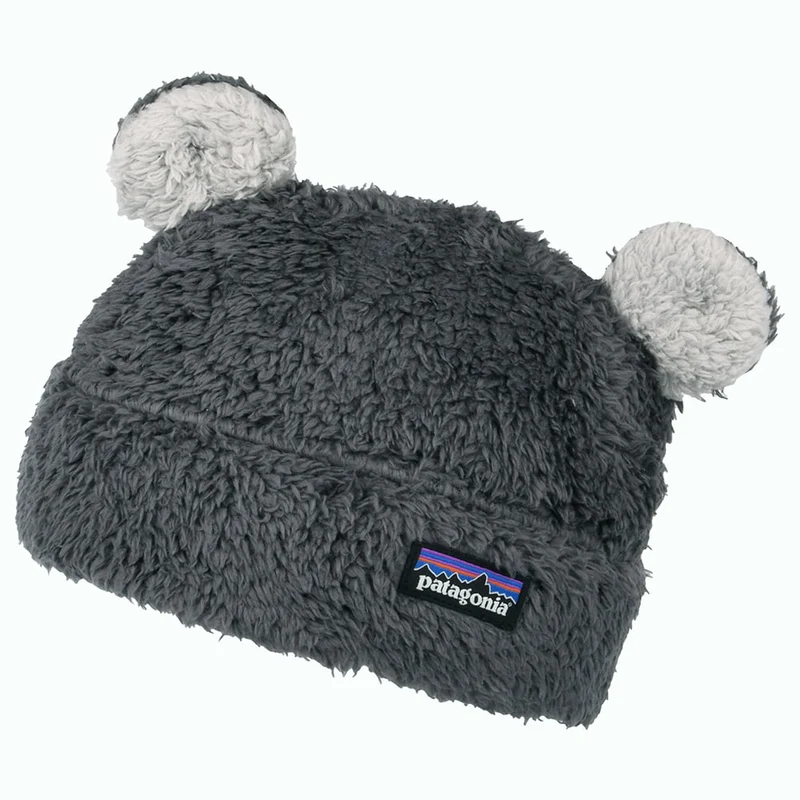 Bonnet Bébé Furry Friends gris PATAGONIA