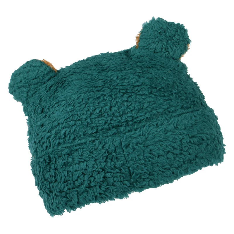 Bonnet Bébé Furry Friends vert foncé PATAGONIA