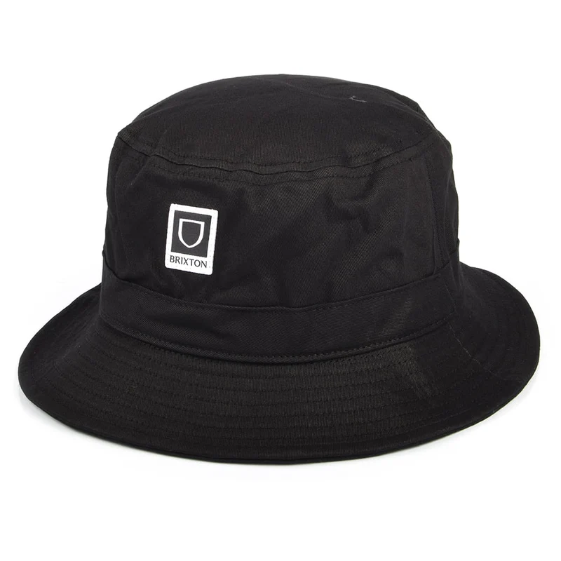 Chapeau Bob Pliable Beta en Coton noir BRIXTON