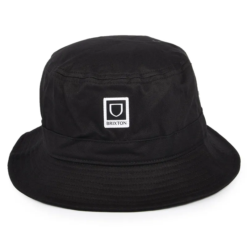 Chapeau Bob Pliable Beta en Coton noir BRIXTON