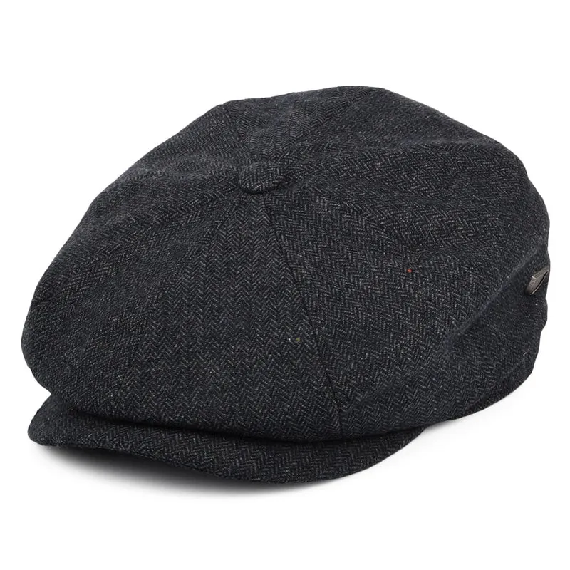 Casquette Gavroche Ample Brood bleu marine-blanc BRIXTON