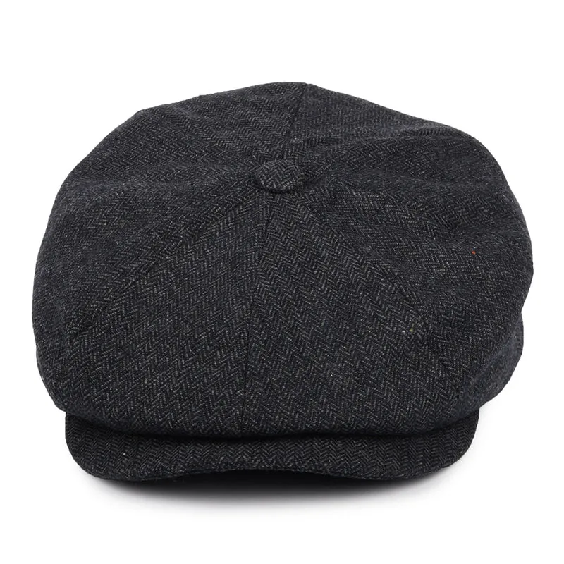 Casquette Gavroche Ample Brood bleu marine-blanc BRIXTON